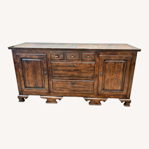 Used Century Furniture Dark Brown Wood Sideboard for sale on AptDeco