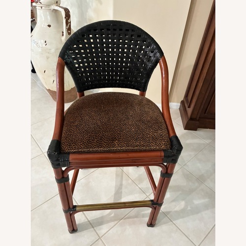 Used Palecek Rattan Bar Stools for sale on AptDeco