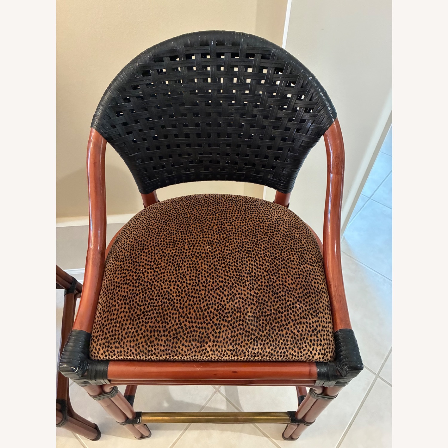 Palecek Rattan Bar Stools - image-4