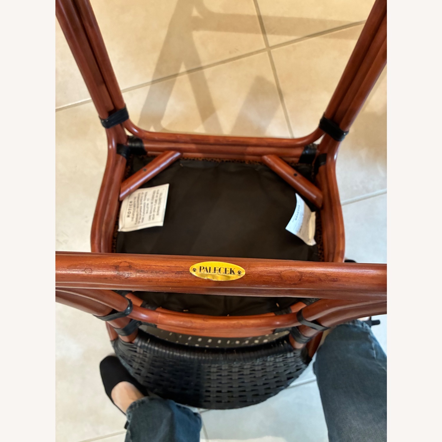 Palecek Rattan Bar Stools - image-5