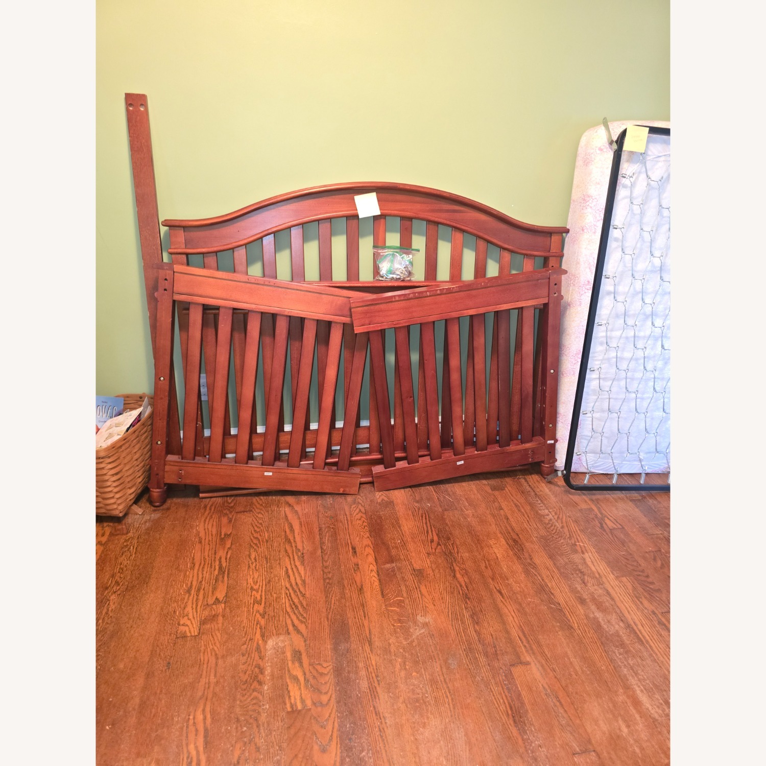 Dark Brown Crib - image-2