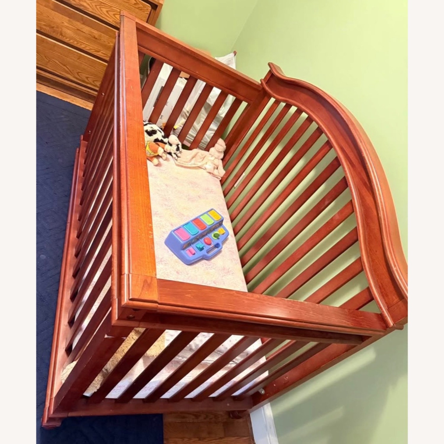 Dark Brown Crib - image-1