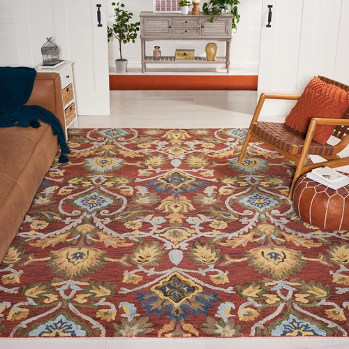 Used Blossom Fabric Area Rug 9' x 12' for sale on AptDeco