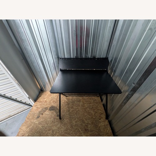 Used Foldable Black Metal Deak for sale on AptDeco