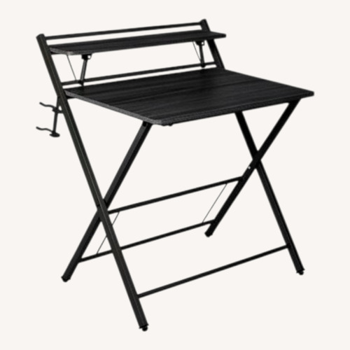 Used Foldable Black Metal Deak for sale on AptDeco