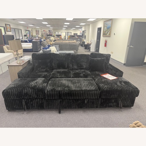 Used Corduroy Sectional for sale on AptDeco