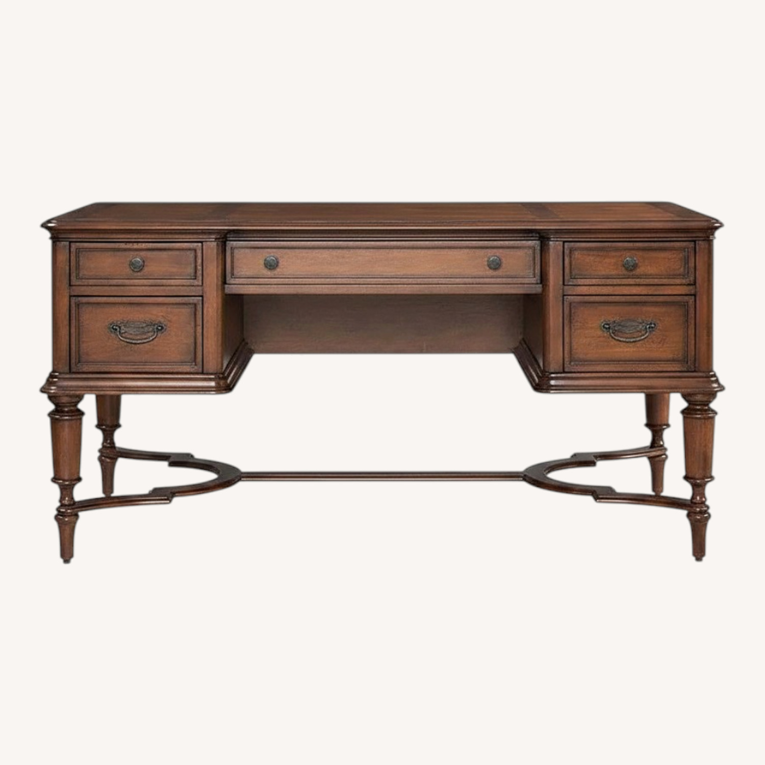 Macy's Wood Office Desk - image-0