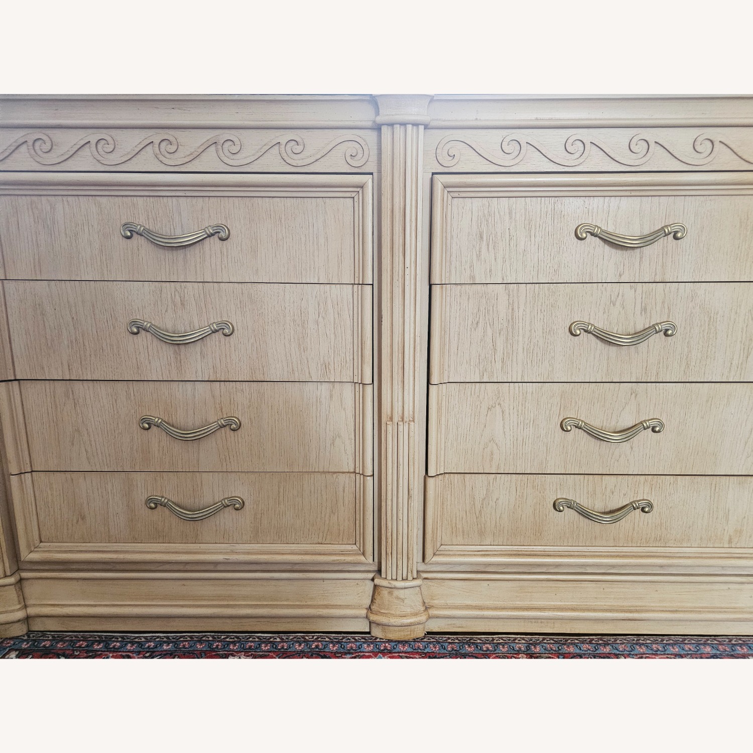 Bernhardt White Oak Dresser With Marble Top - image-1