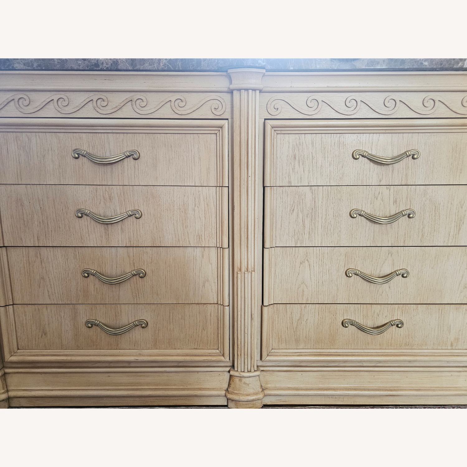 Bernhardt White Oak Dresser With Marble Top - image-6