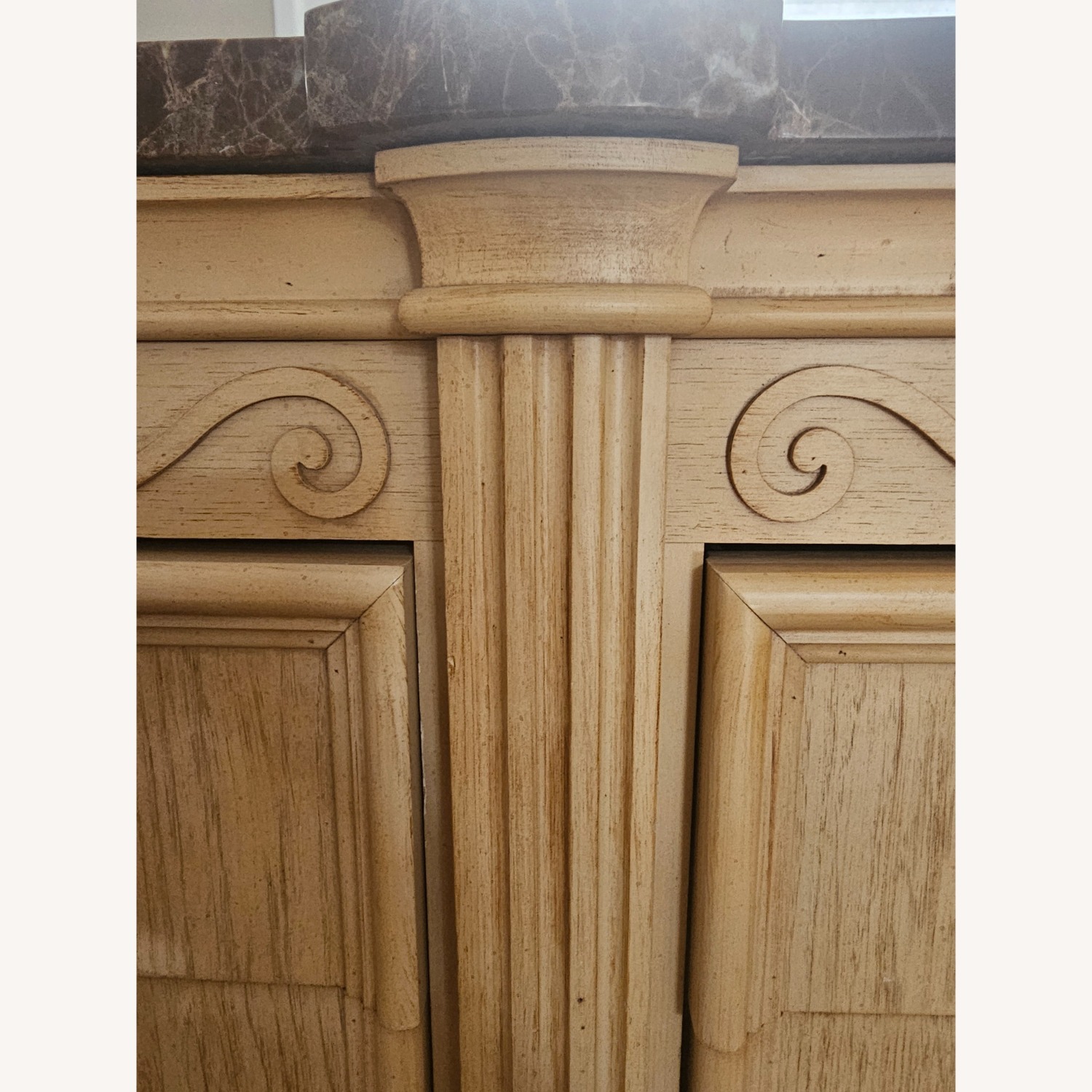 Bernhardt White Oak Dresser With Marble Top - image-3