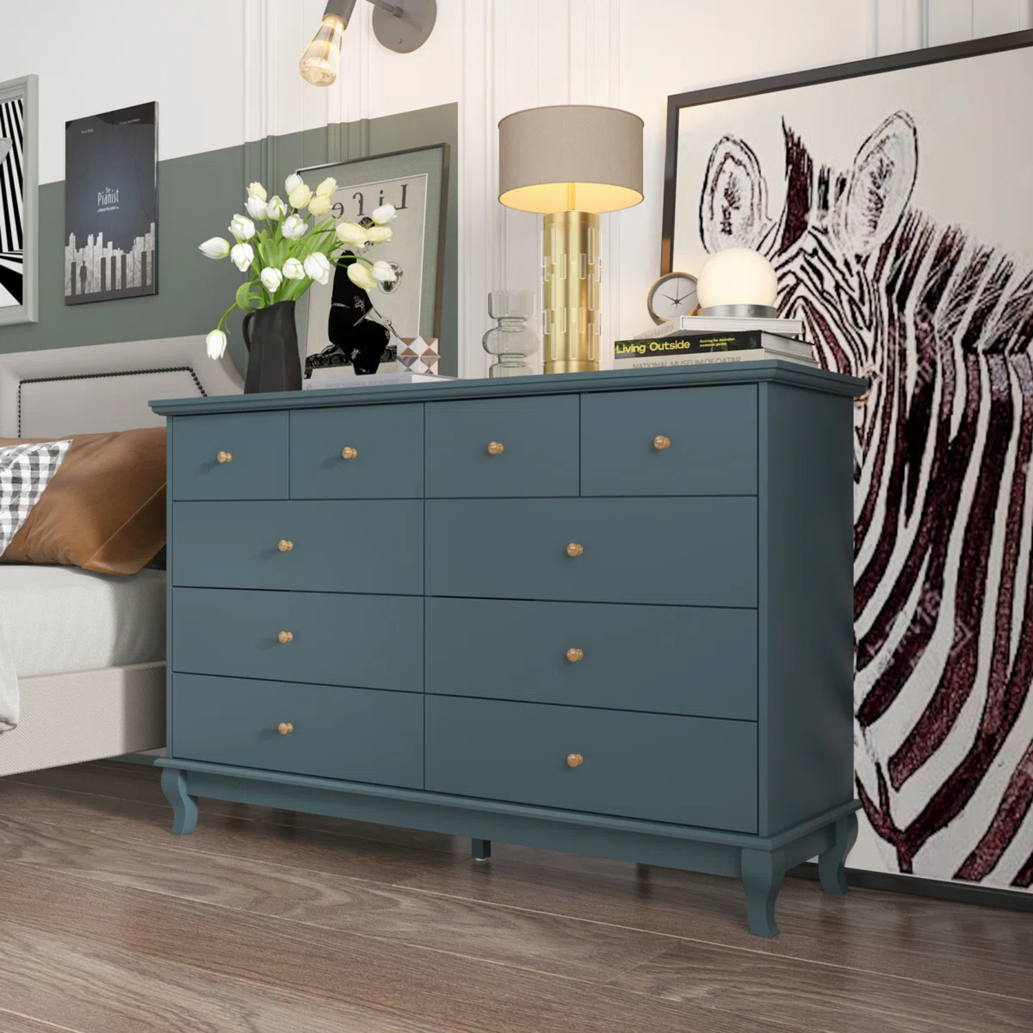 Arthuree 55.1'' W 10 - Drawer Dresser - image-2