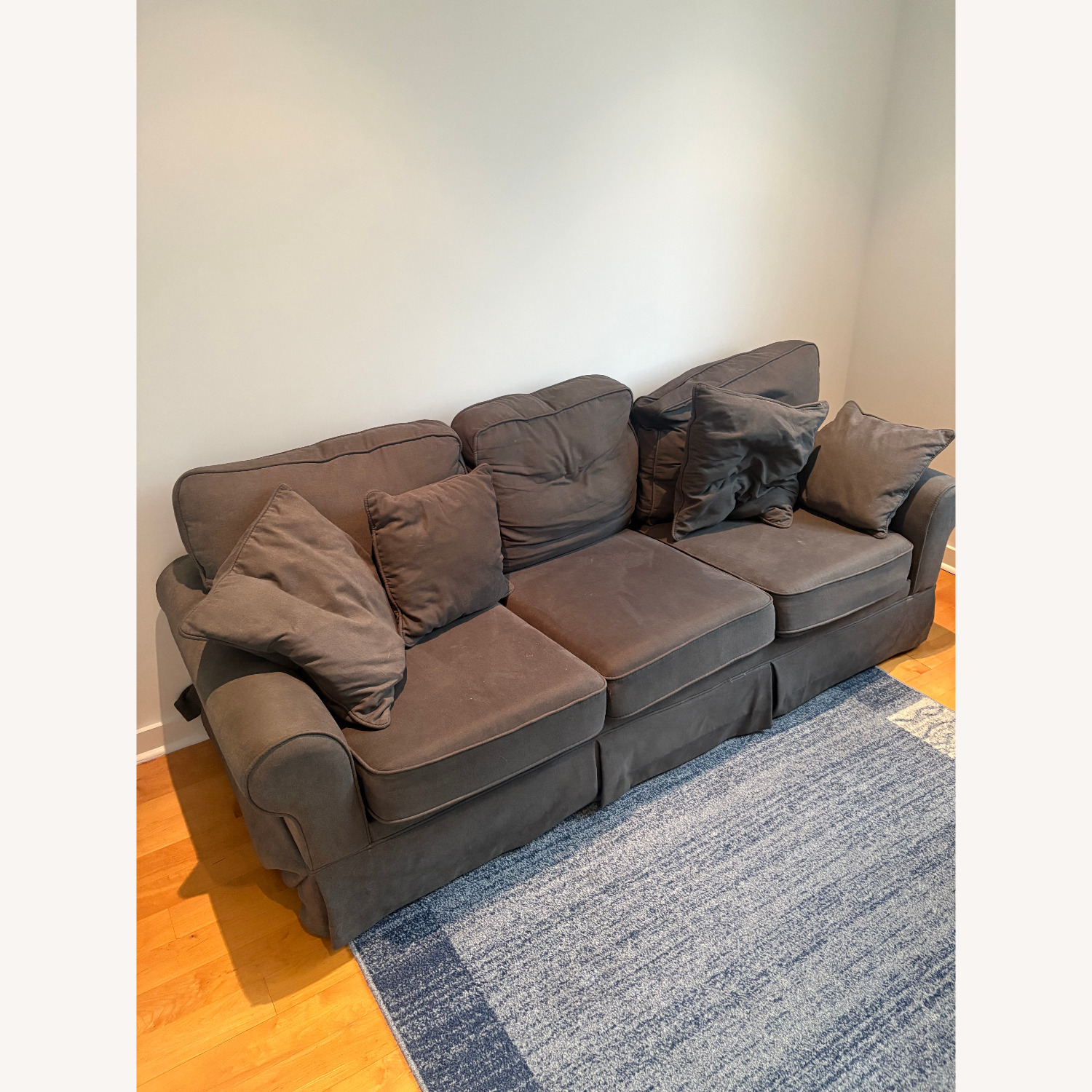 Bob's Discount Furniture Katie 90" Charcoal Sofa - image-2