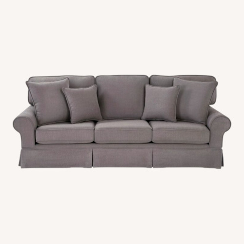 Used Bob's Discount Furniture Katie 90" Charcoal Sofa for sale on AptDeco
