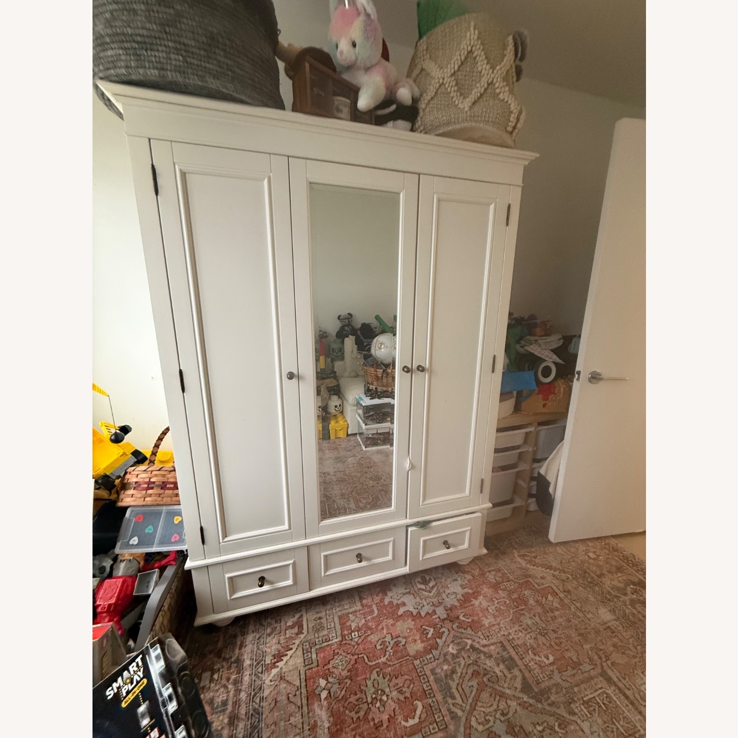Pottery Barn Teen Chelsea White Armoire - image-5
