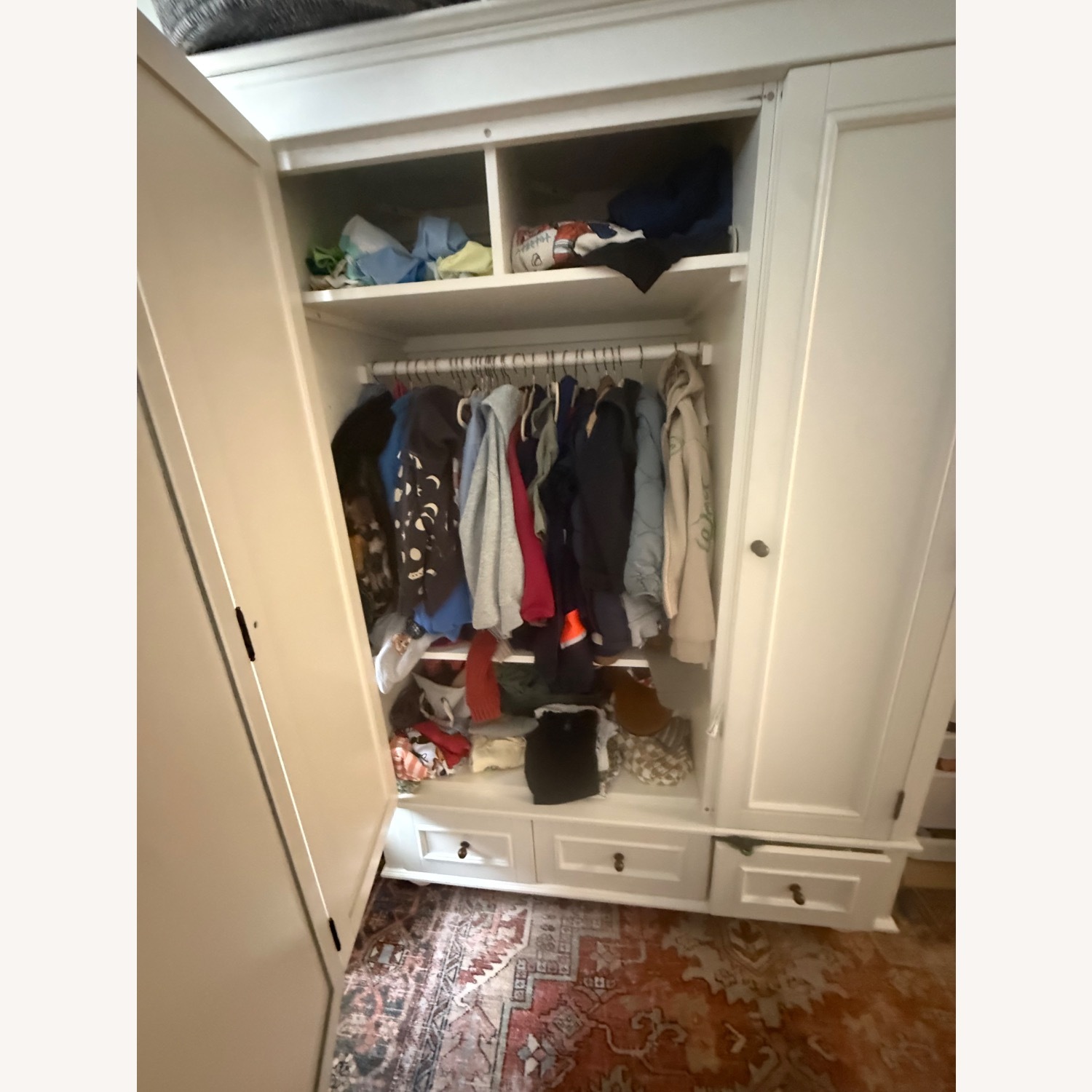 Pottery Barn Teen Chelsea White Armoire - image-8