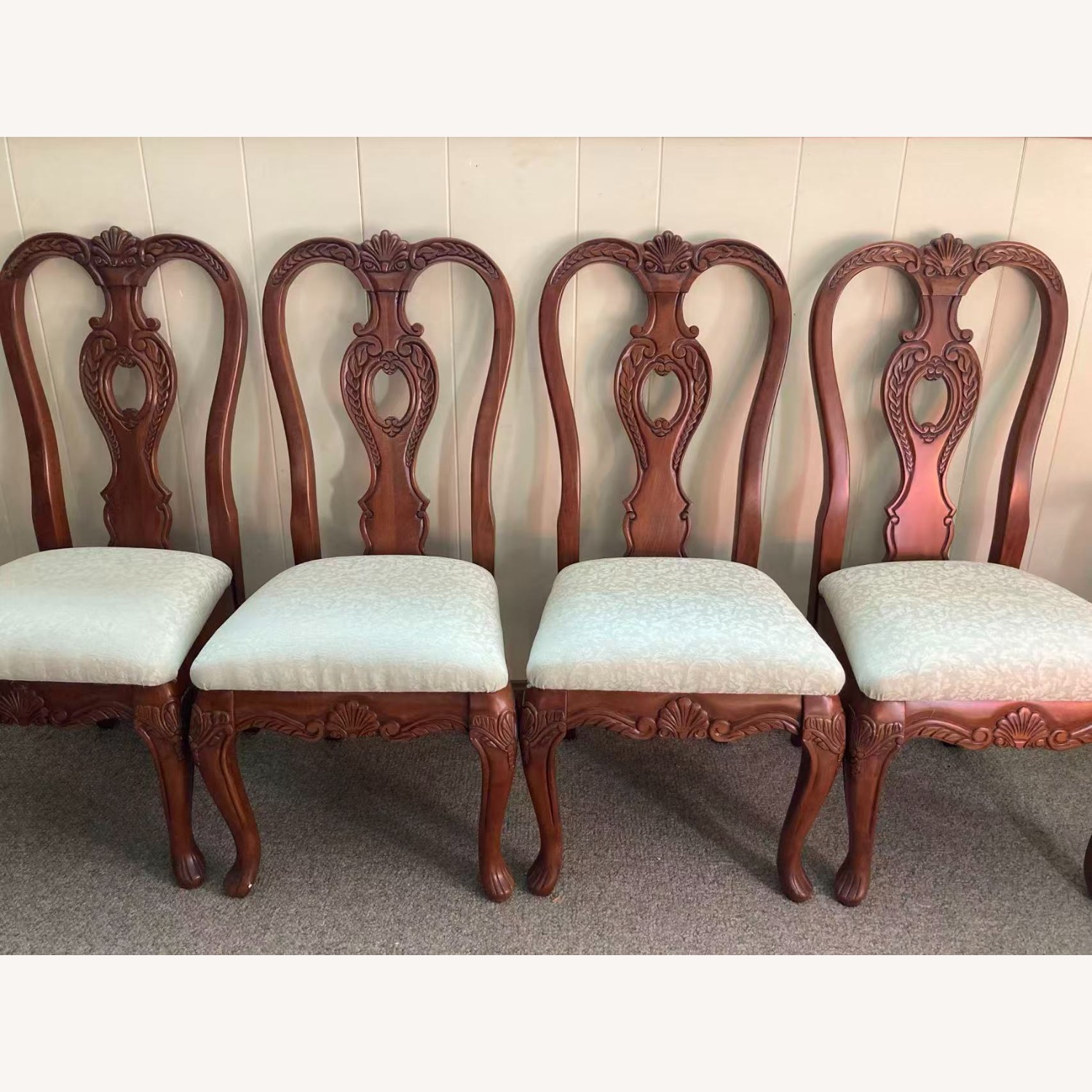 Dining Table Set with 2 Armchairs & 4 Side Chairs - image-4
