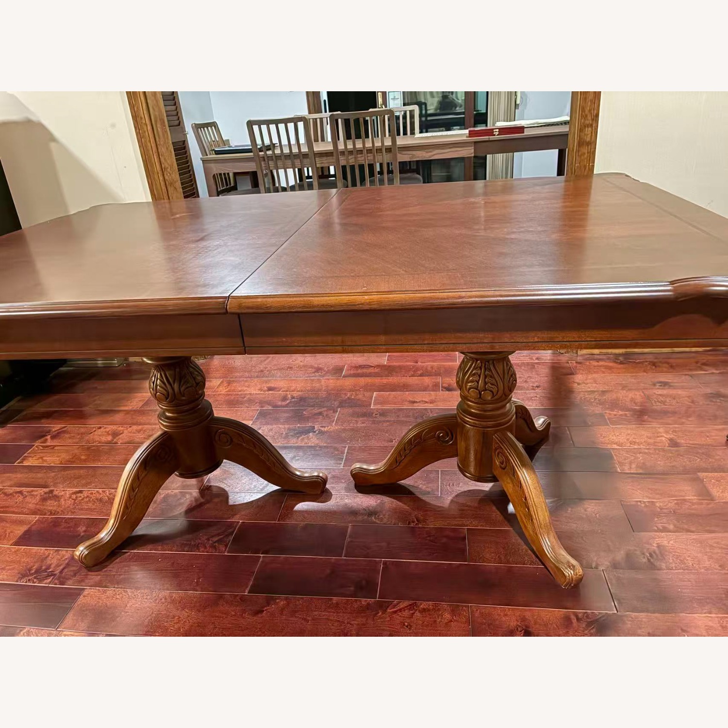 Dining Table Set with 2 Armchairs & 4 Side Chairs - image-1
