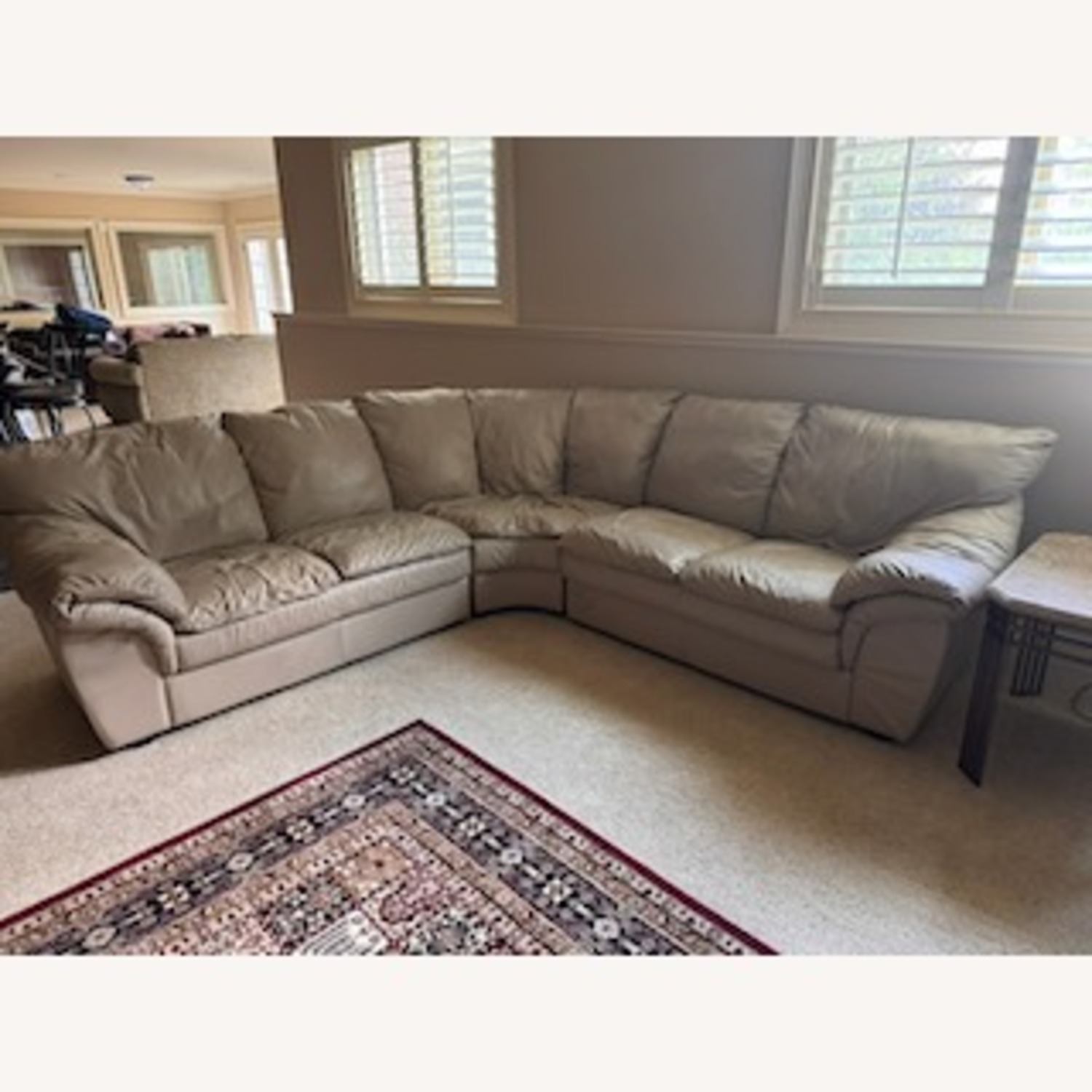 L-shaped Curved Sectional Sofa - image-1