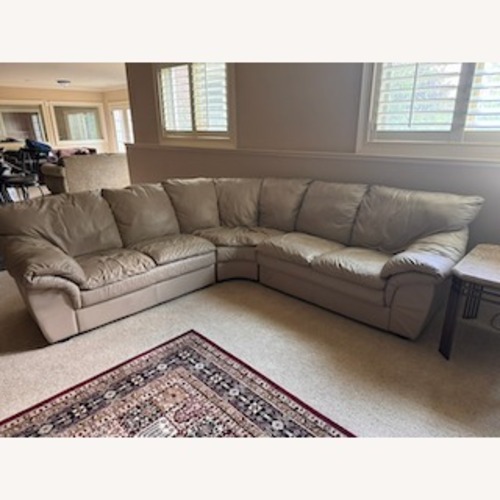 Used L-shaped Curved Sectional Sofa for sale on AptDeco