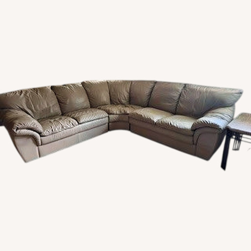 Used L-shaped Curved Sectional Sofa for sale on AptDeco