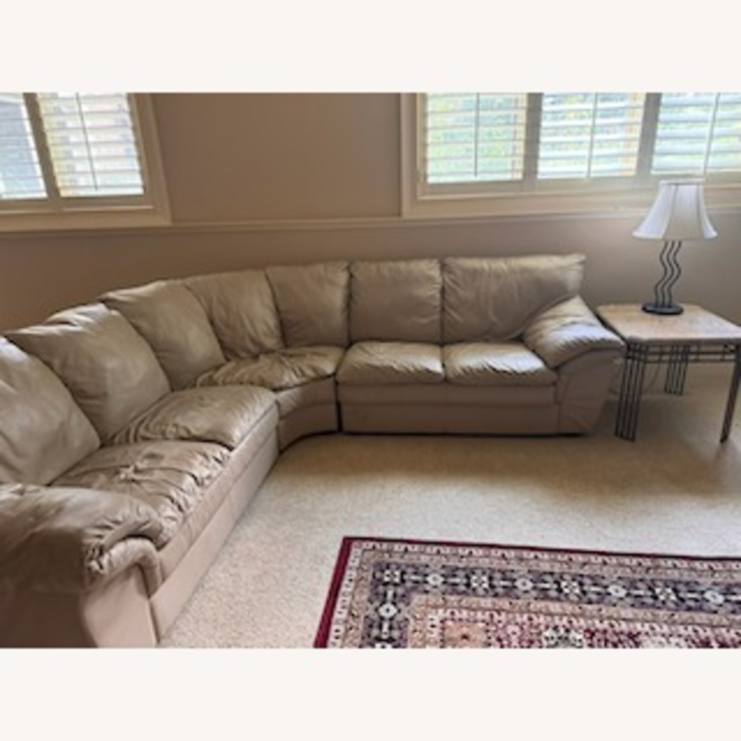 L-shaped Curved Sectional Sofa - image-2