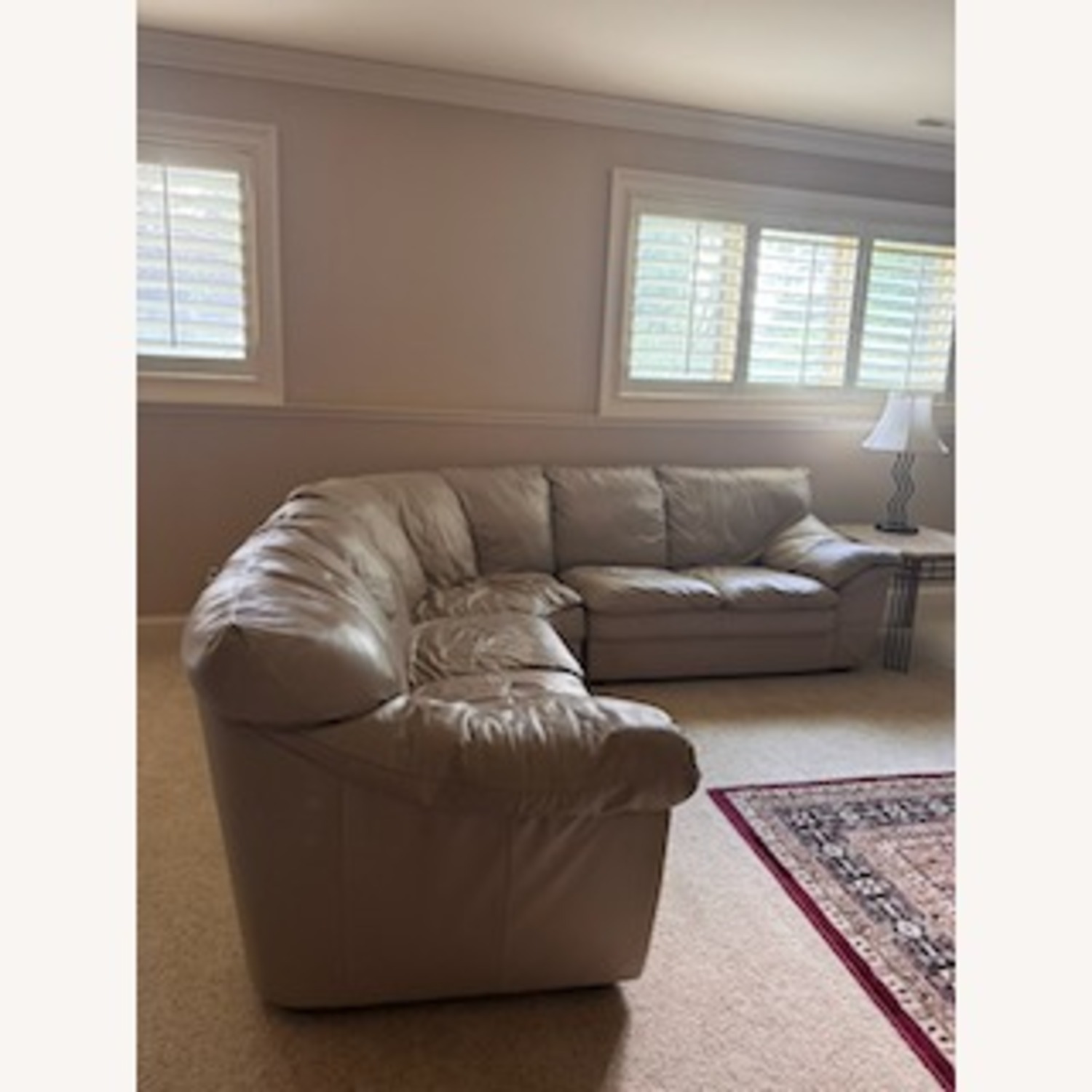 L-shaped Curved Sectional Sofa - image-3