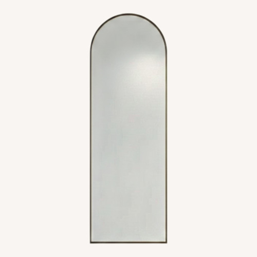 Used Macy's Antok Gold Glass Floor Mirror for sale on AptDeco