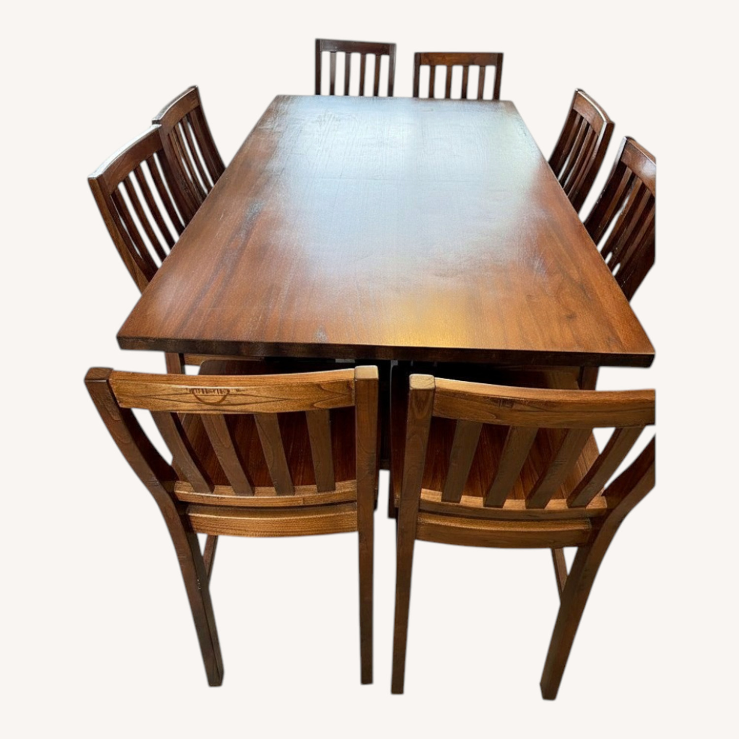 Counter Height Dining Table Set with 8 Chairs - image-0
