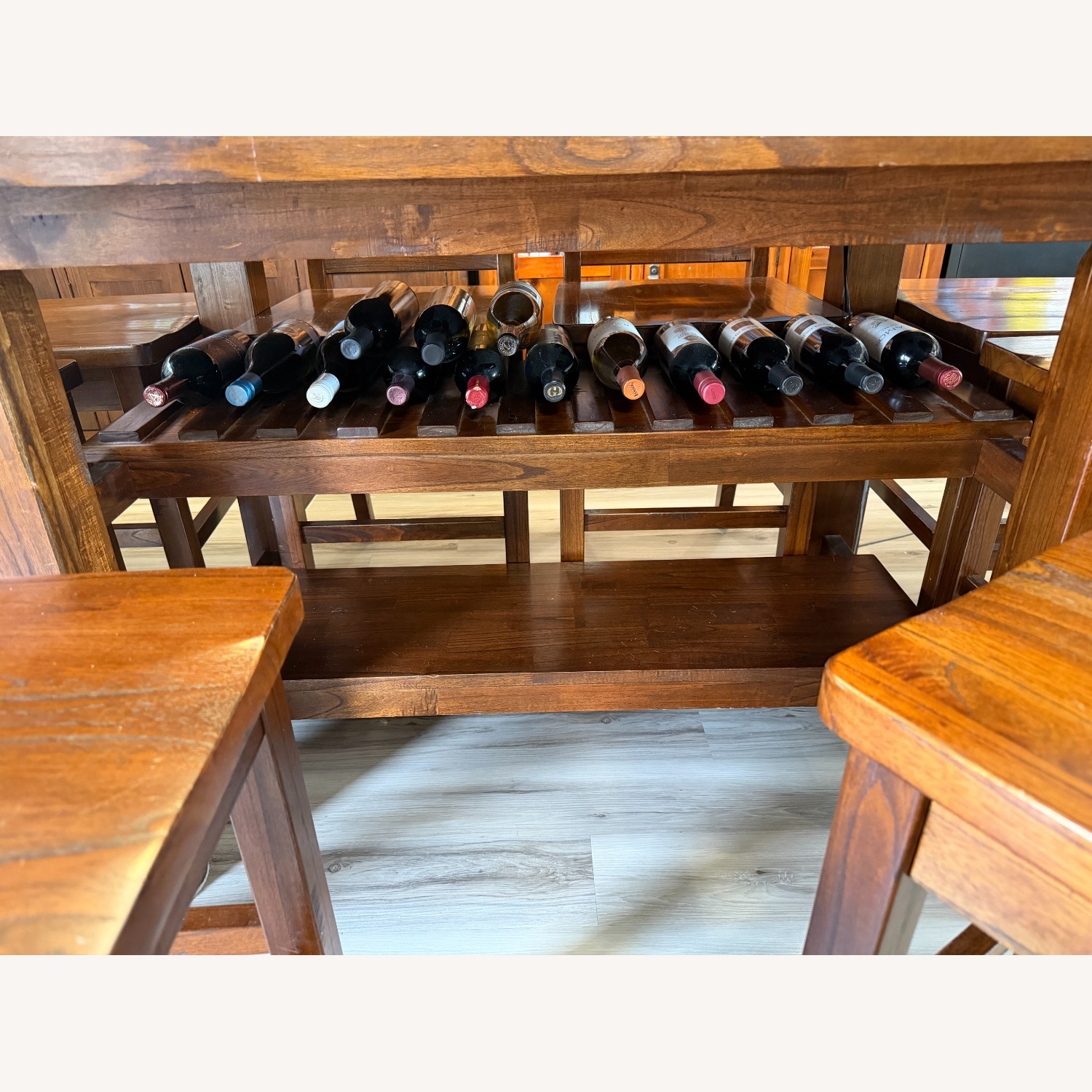 Counter Height Dining Table Set with 8 Chairs - image-3