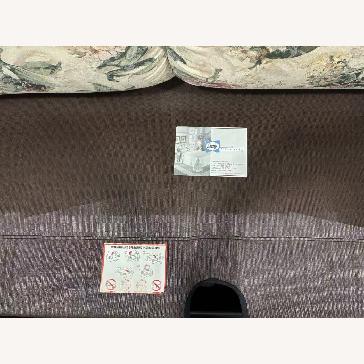 Traditional Rolled-arm Fabric Sleeper Sofa - image-8
