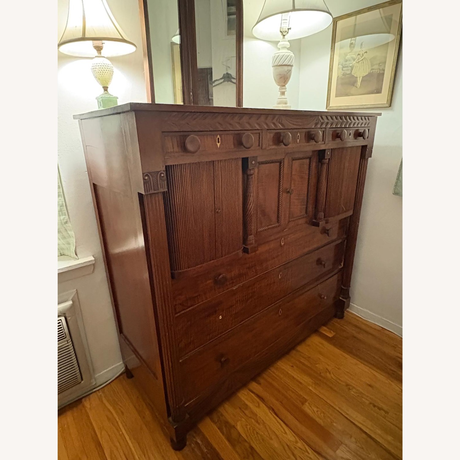Antique American Empire Dresser Circa 1850 - image-4