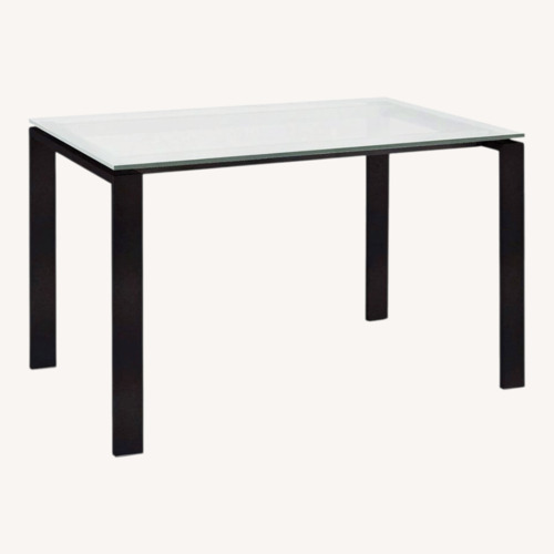 Used Room & Board Rand Glass Dining Table for sale on AptDeco