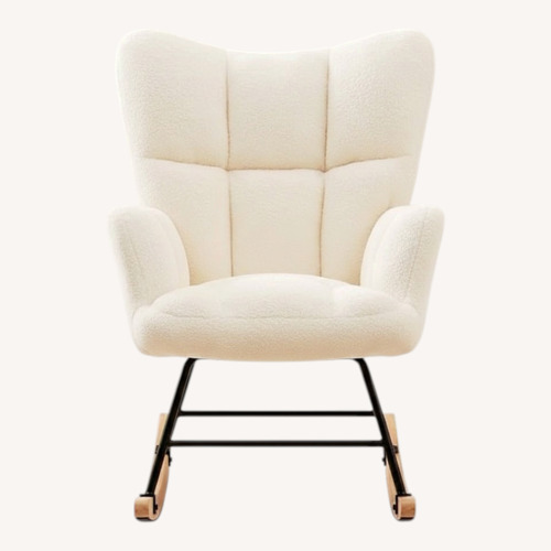 Used White Armchair (Rocker) for sale on AptDeco