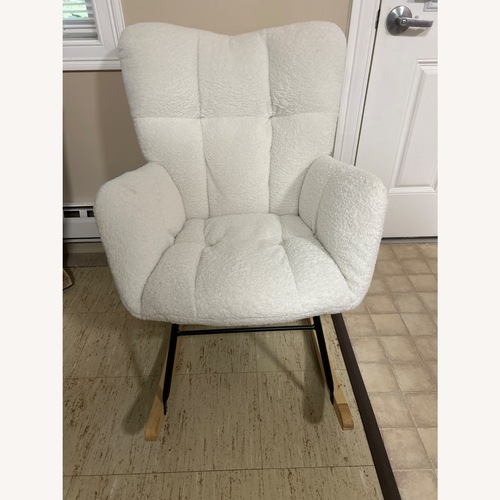 Used White Armchair (Rocker) for sale on AptDeco