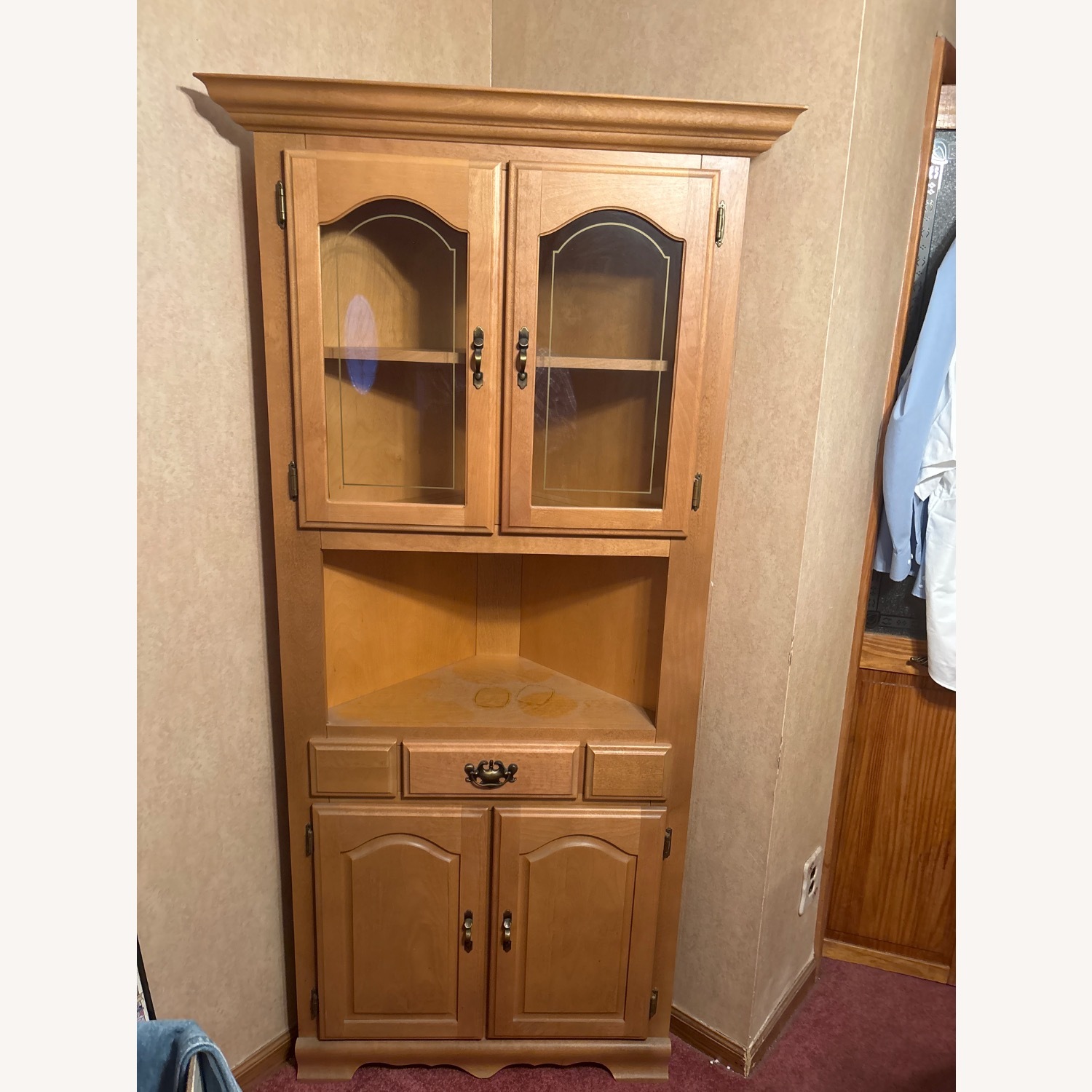 Light Brown Wood Sideboard - image-2