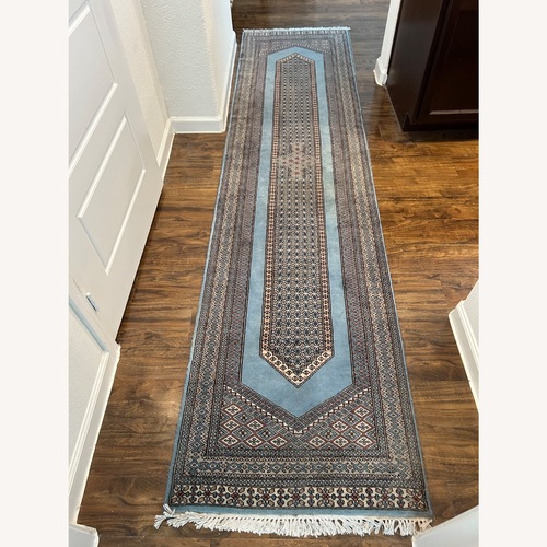 Used Agra Hand Knotted Runner for sale on AptDeco