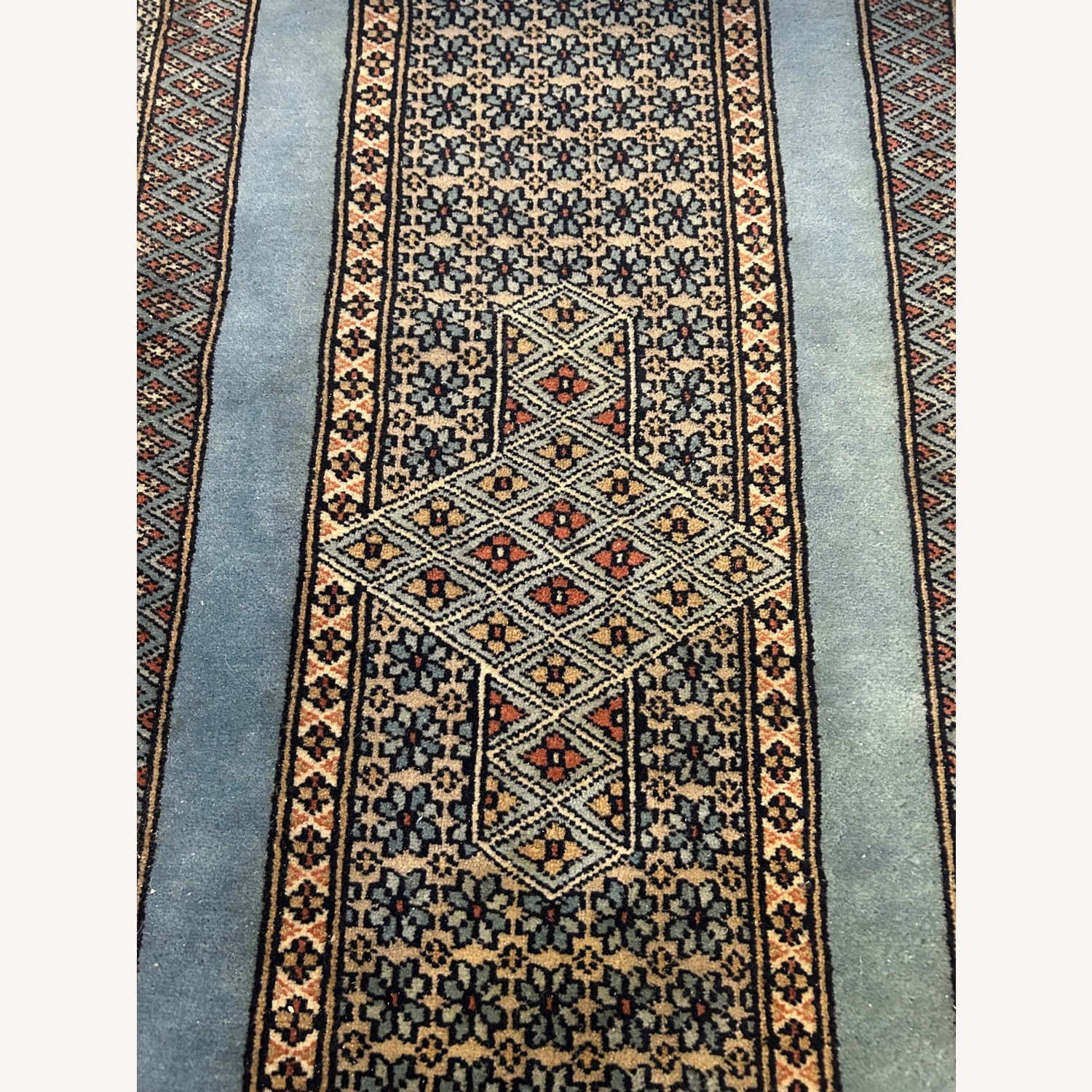 Agra Hand Knotted Runner - image-5