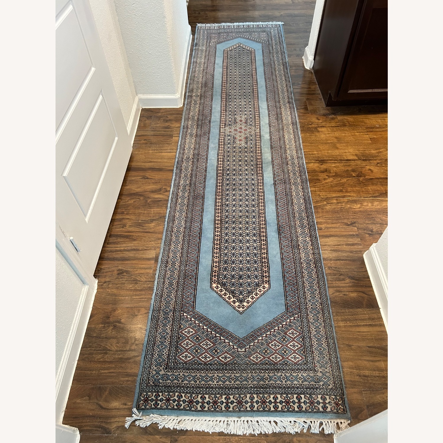 Agra Hand Knotted Runner - image-4