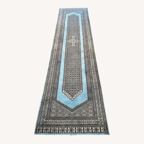 Used Agra Hand Knotted Runner for sale on AptDeco