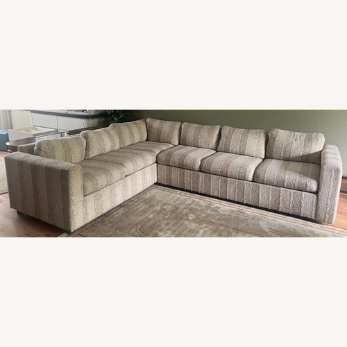 Used Light Gray 2 Piece Sectional for sale on AptDeco
