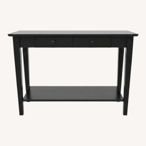 Used Black Wood Side Table for sale on AptDeco