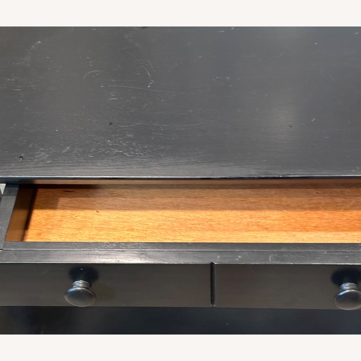 Black Wood Side Table - image-3