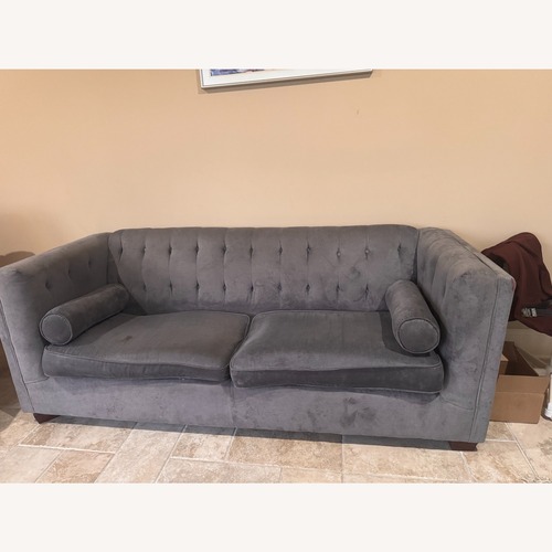 Used Light Gray Fabric 2 Seater Sofa for sale on AptDeco