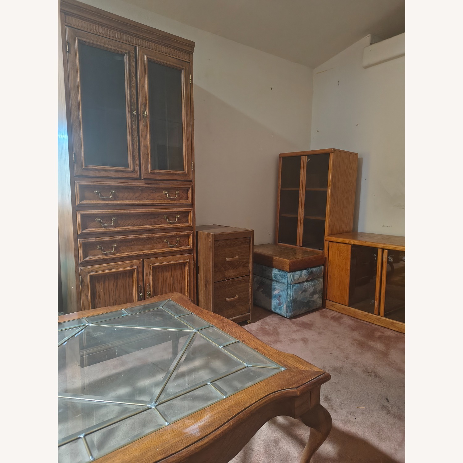 Vintage/Antique Finds Dark Brown Media Storage - image-6