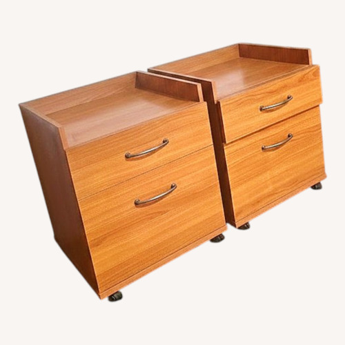 Used Vintage/Antique Finds Dark Brown Media Storage for sale on AptDeco