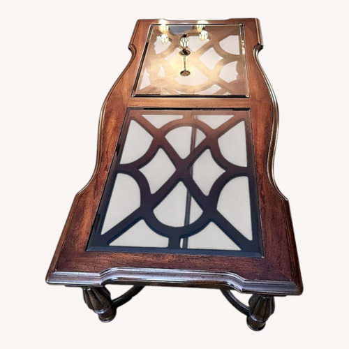 Used Vintage/Antique Finds Dark Brown Coffee Table for sale on AptDeco