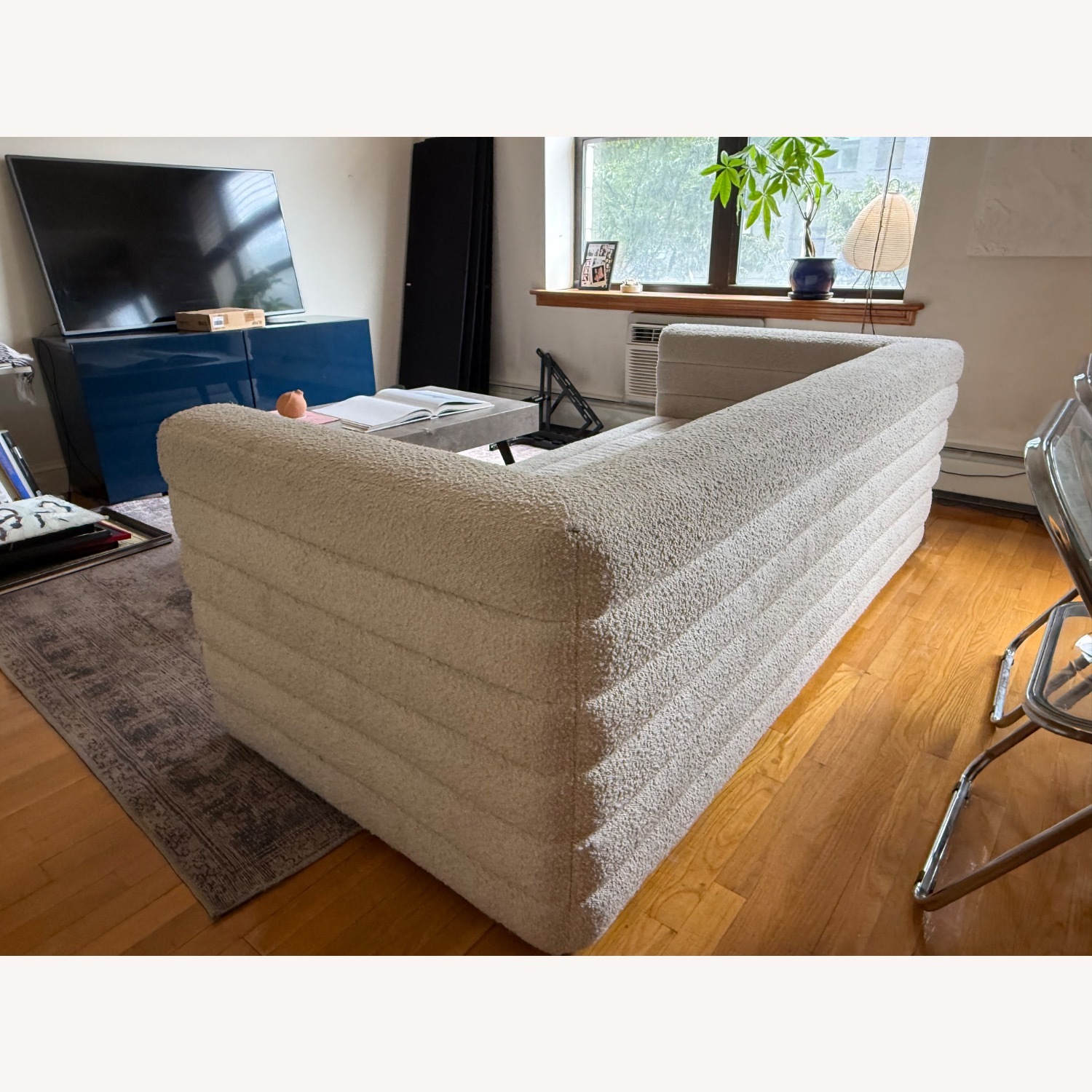 CB2 Strato 80 Boucle Sofa - image-2