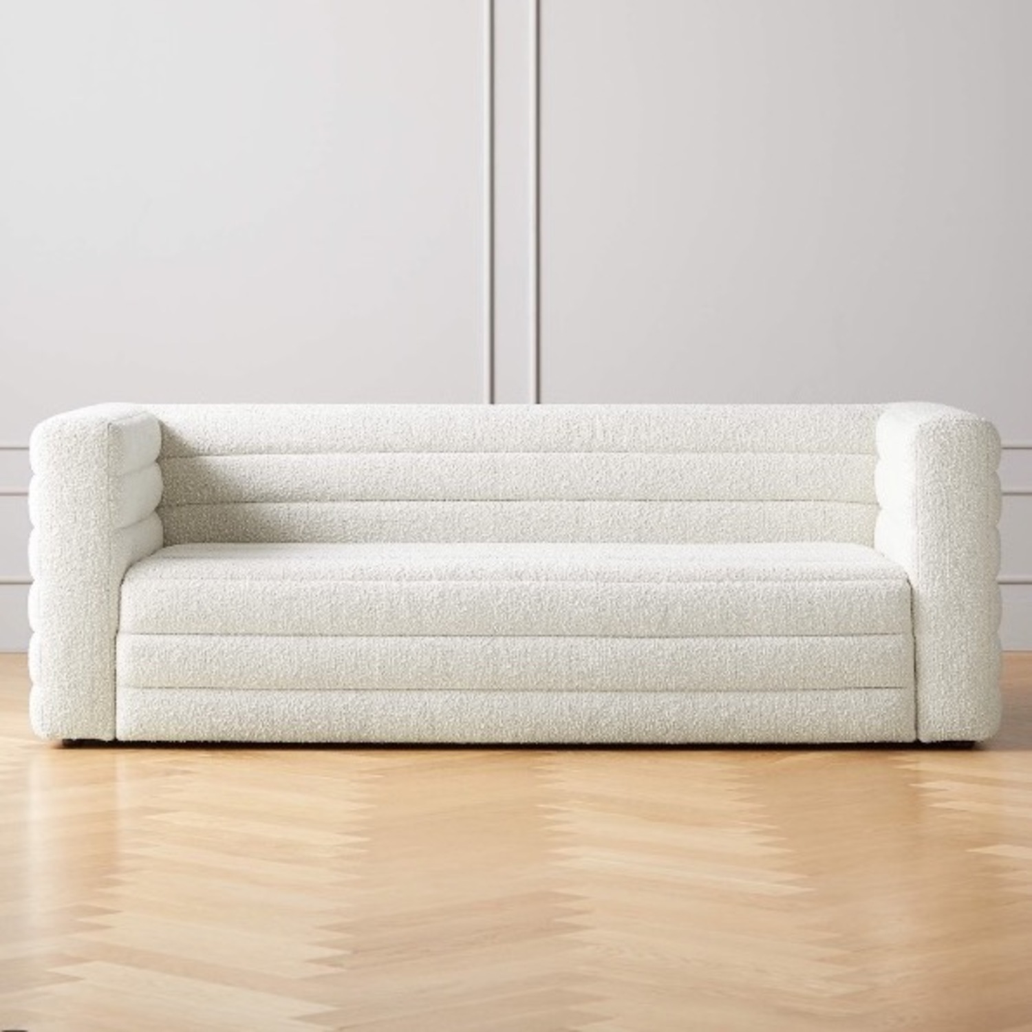 CB2 Strato 80 Boucle Sofa - image-4
