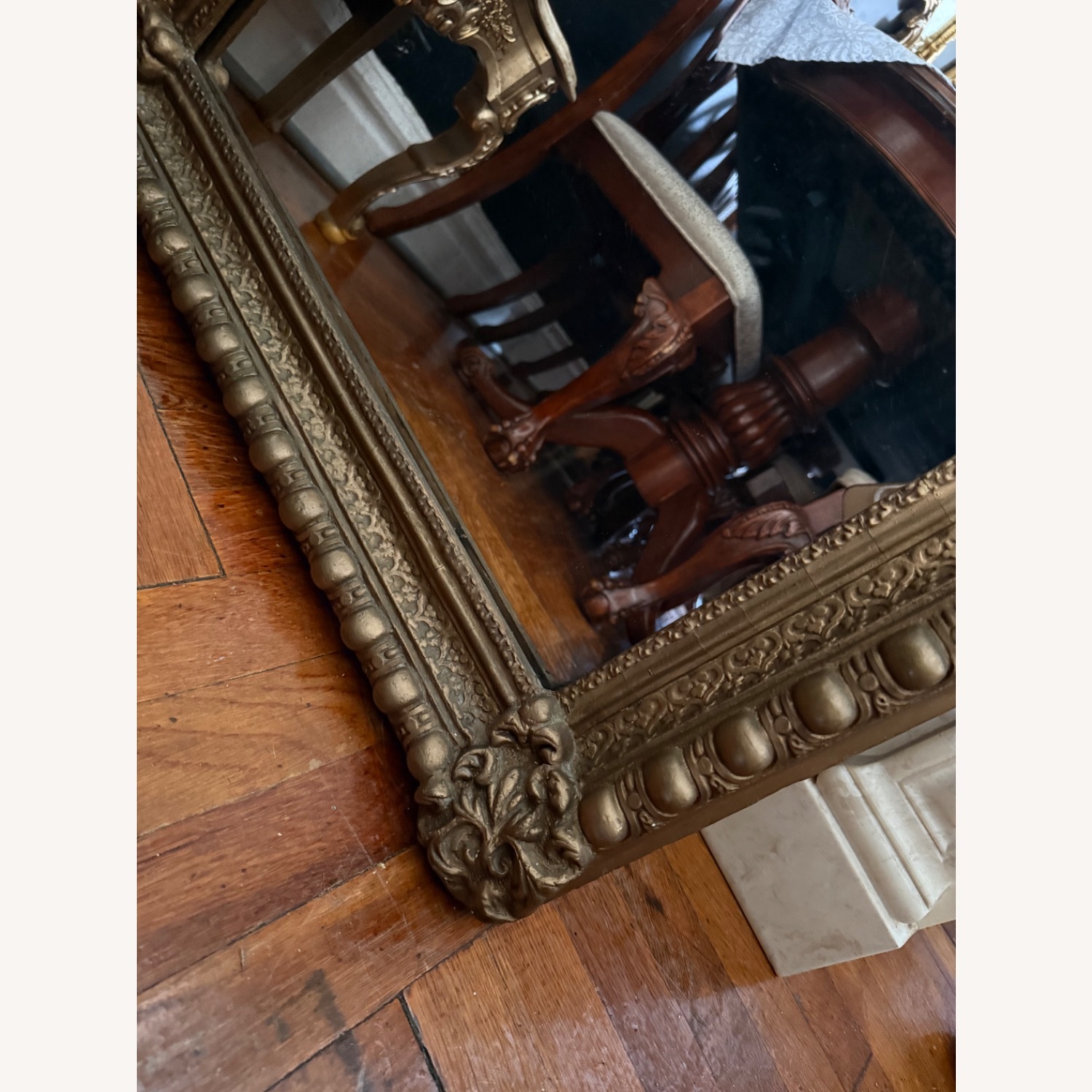Vintage/Antique Finds Gold Wall Mirror - image-4