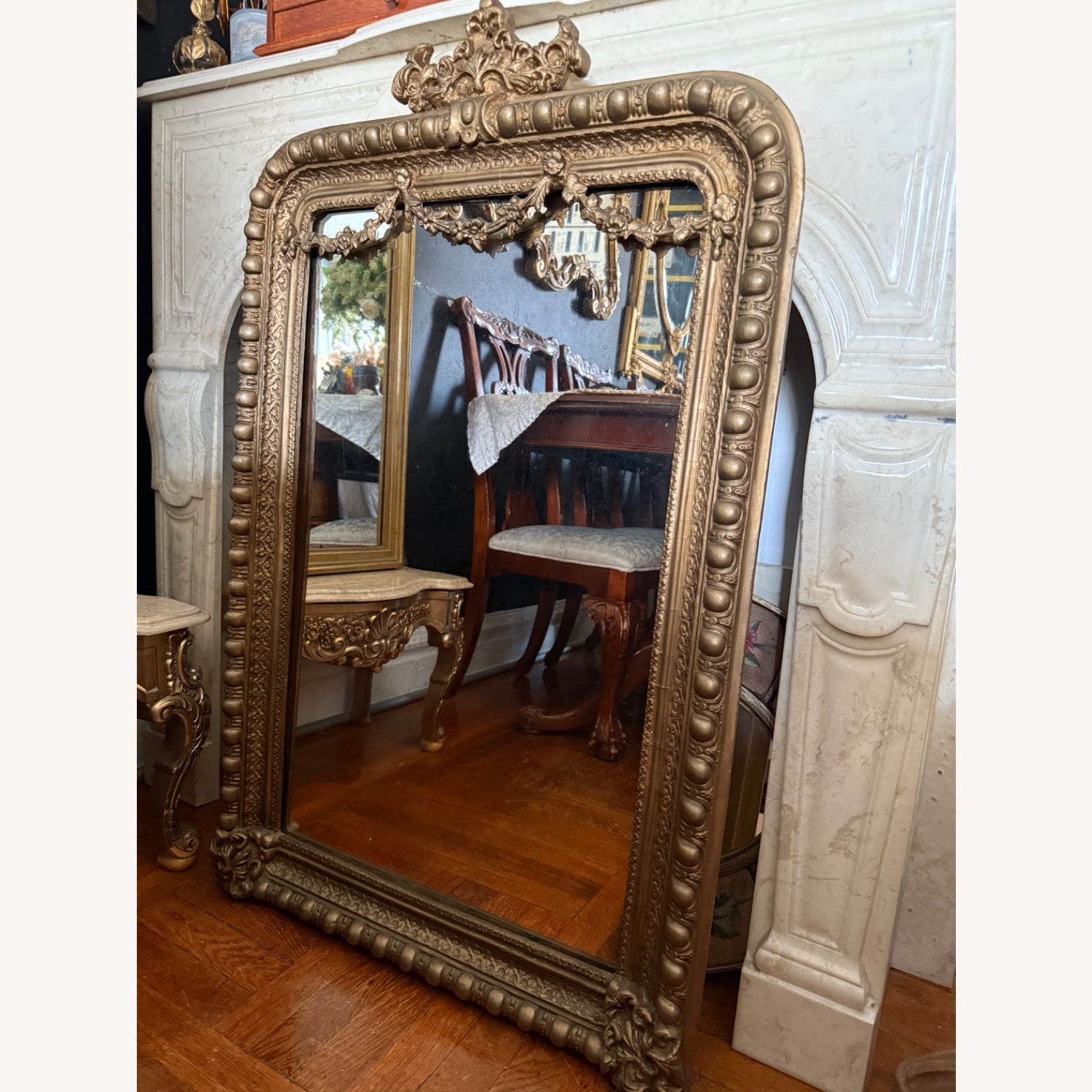 Vintage/Antique Finds Gold Wall Mirror - image-15